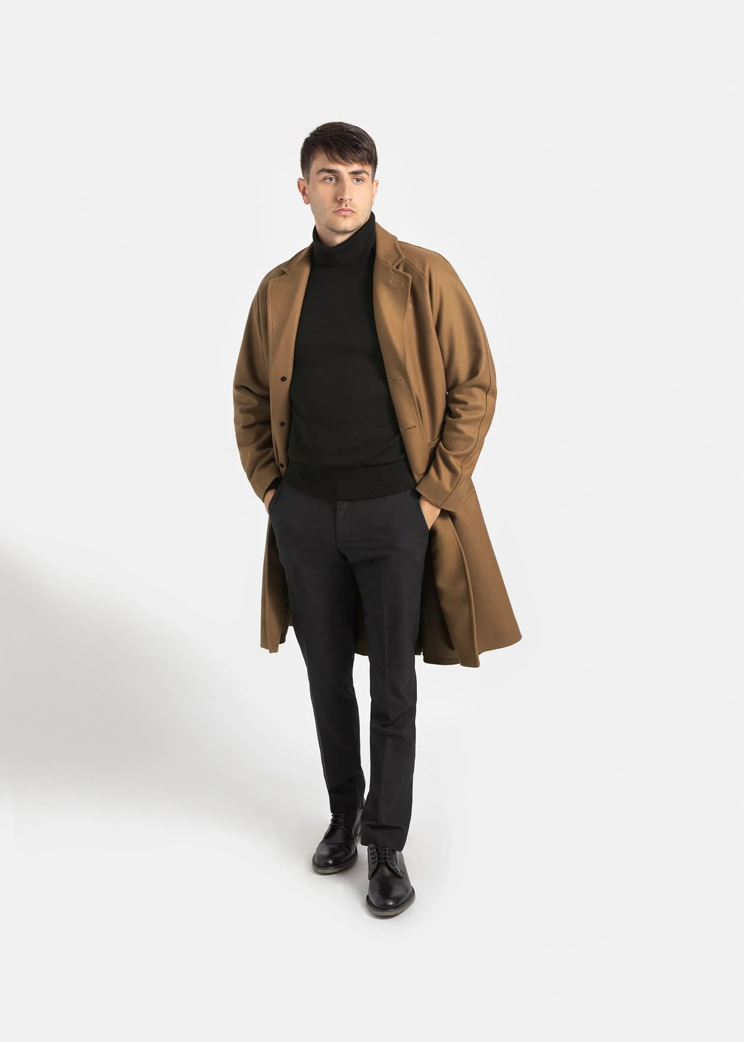 Men's Chesterfield Overcoat Camel - Image 3