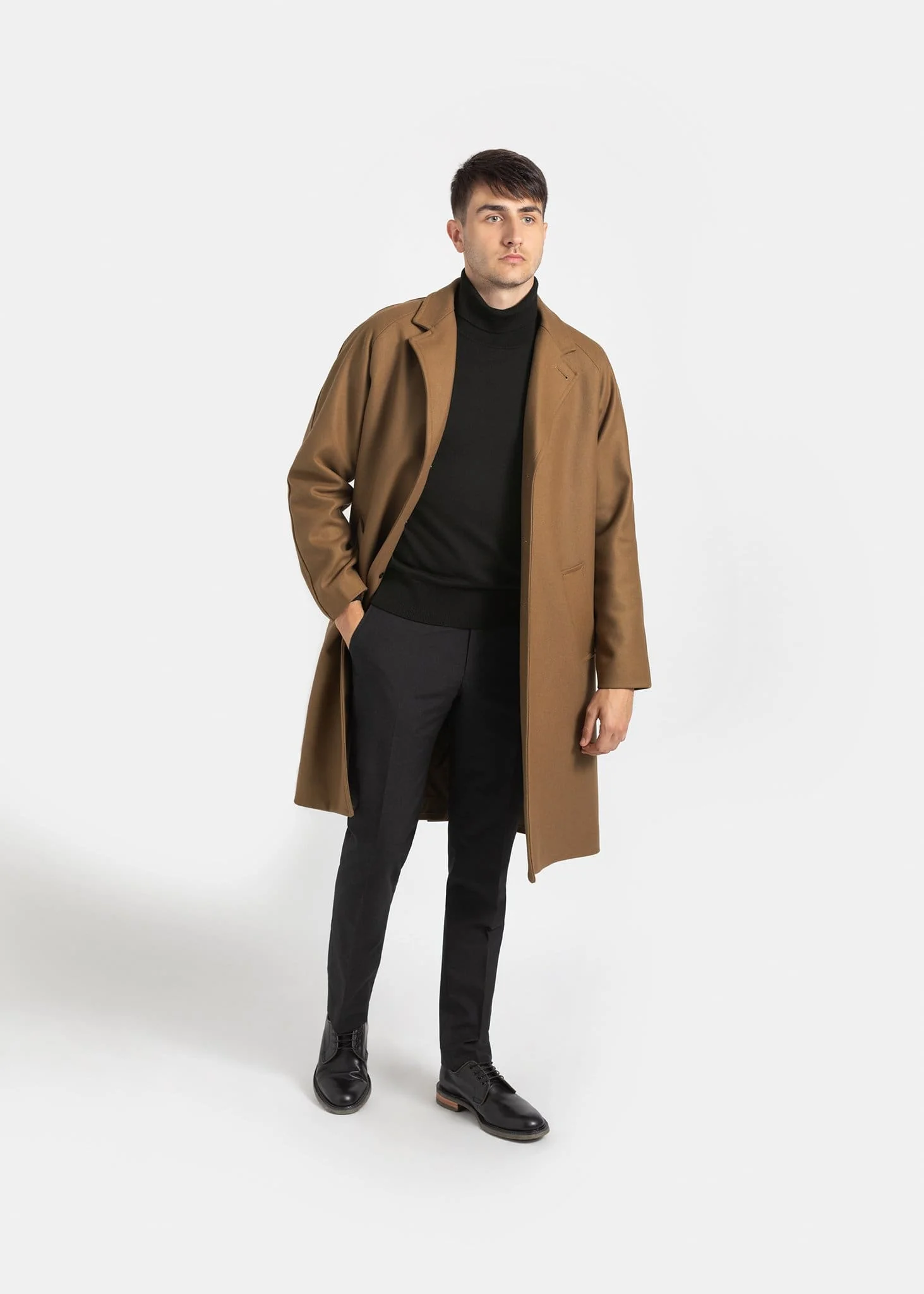 Men's Chesterfield Overcoat Camel - Image 5