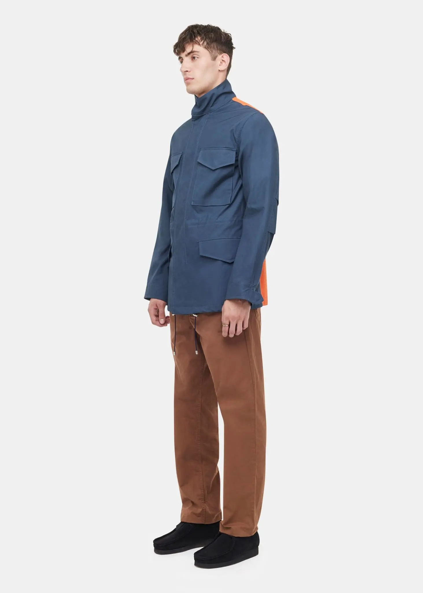 Men's E. Tautz x Gloverall Field Jacket Blue - Image 3