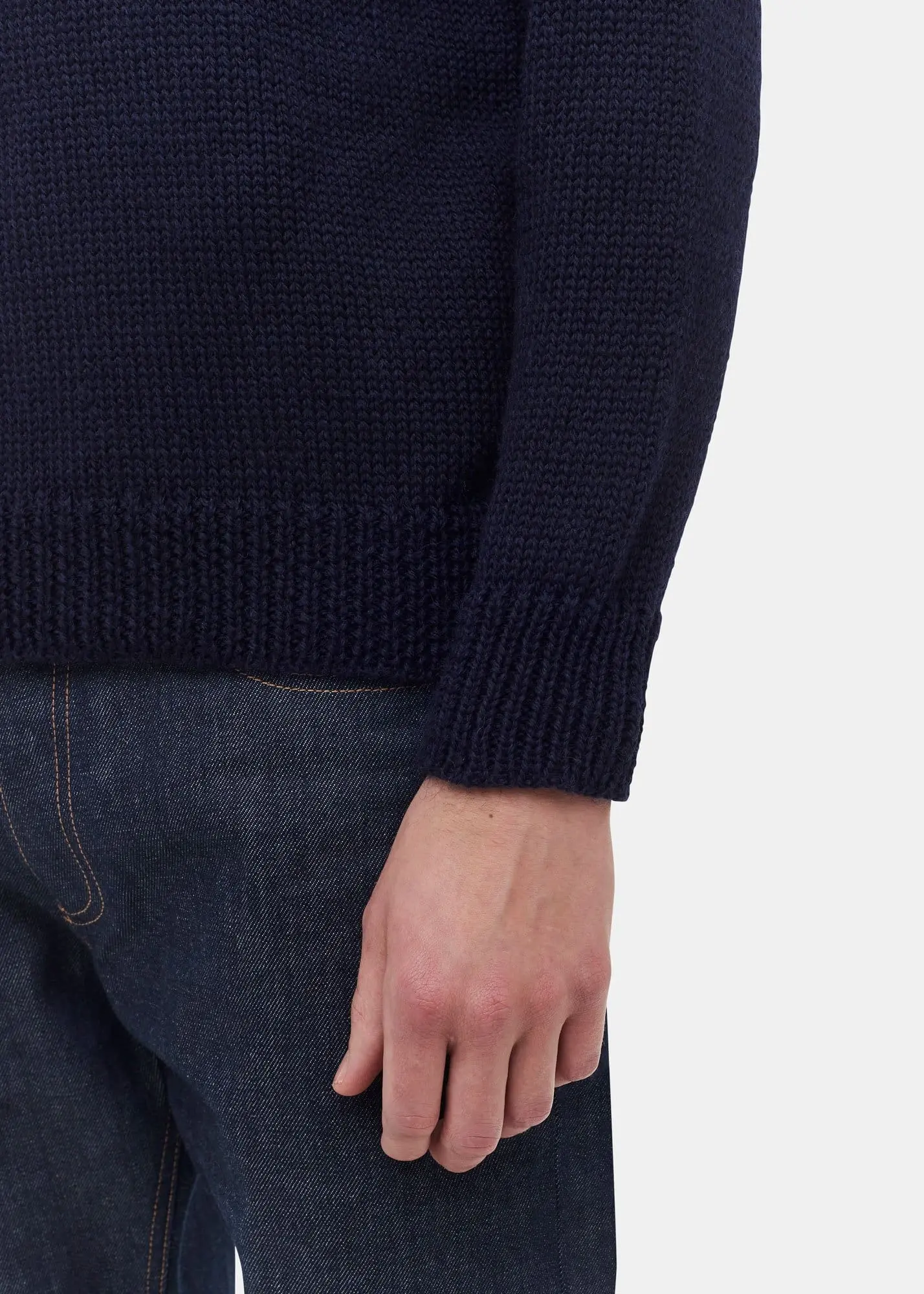Men's Submariner Jumper Navy - Image 3