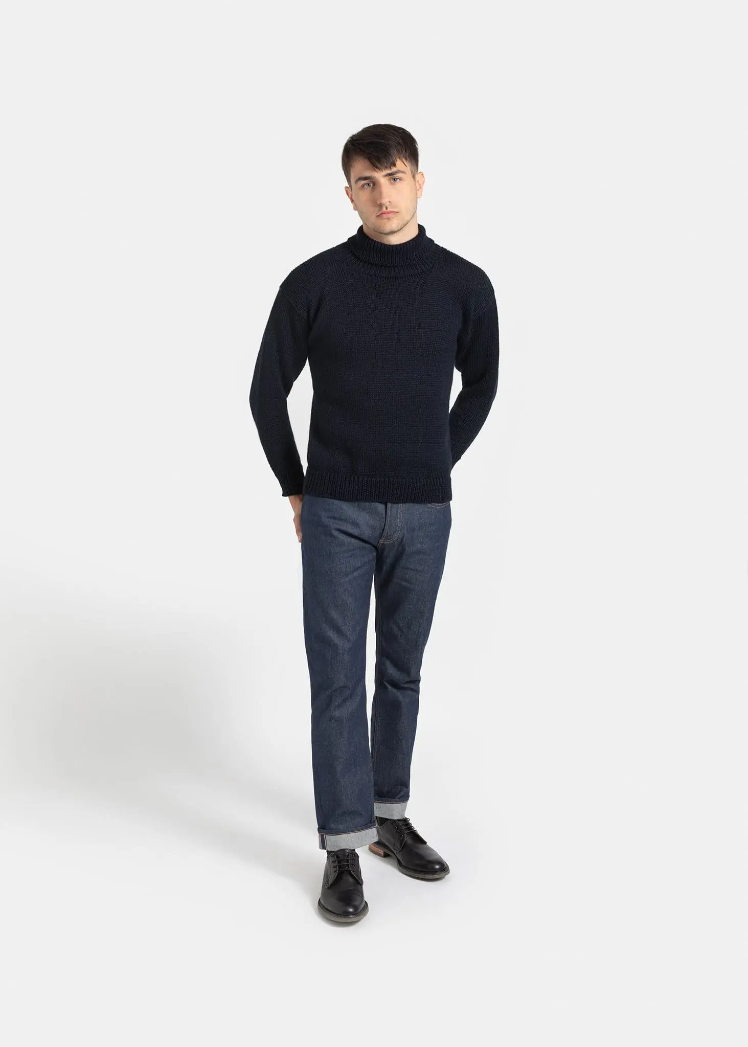 Men's Submariner Jumper Navy - Image 4