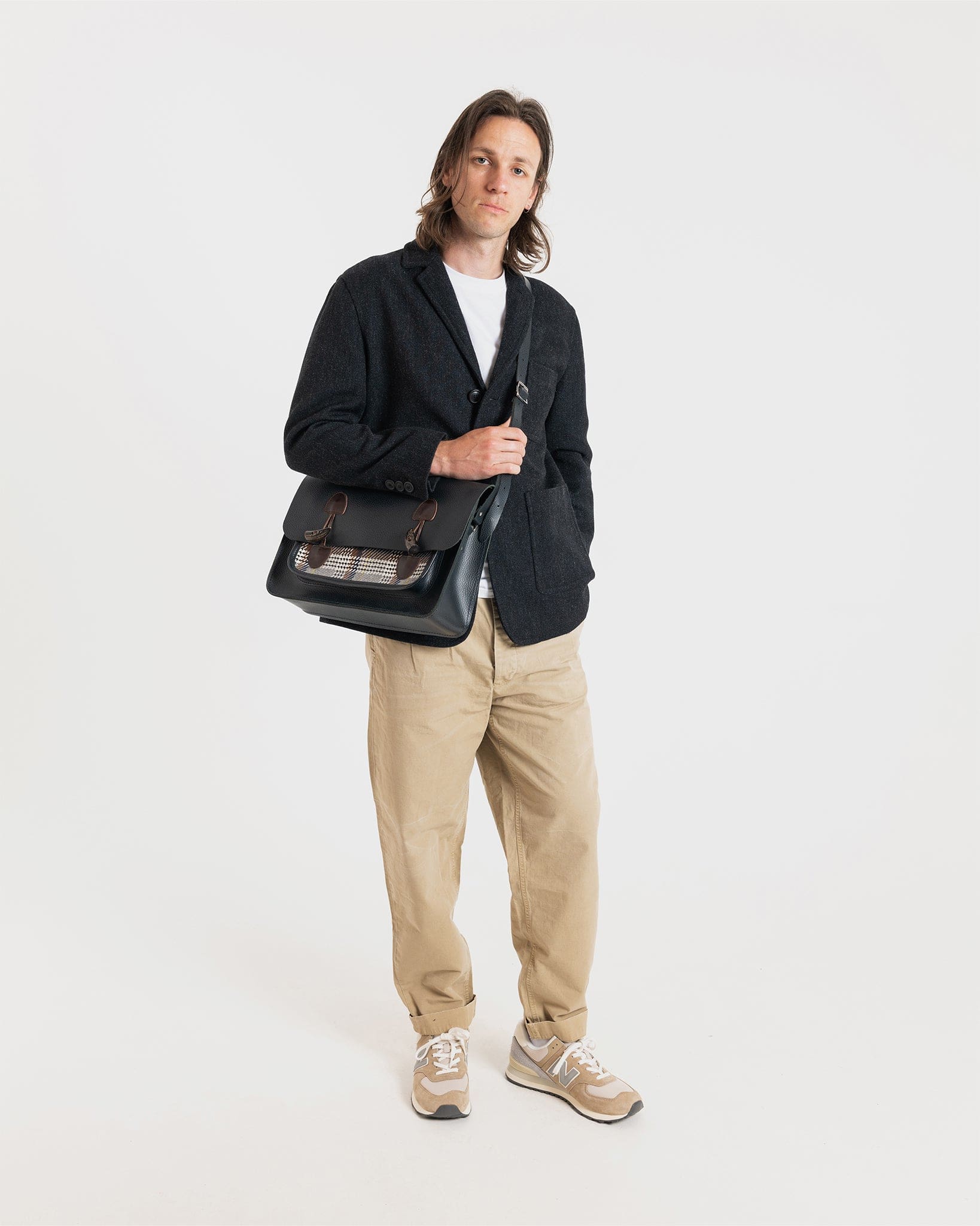 Unisex Gloverall x Cambridge Satchel Messenger Bag - Image 8