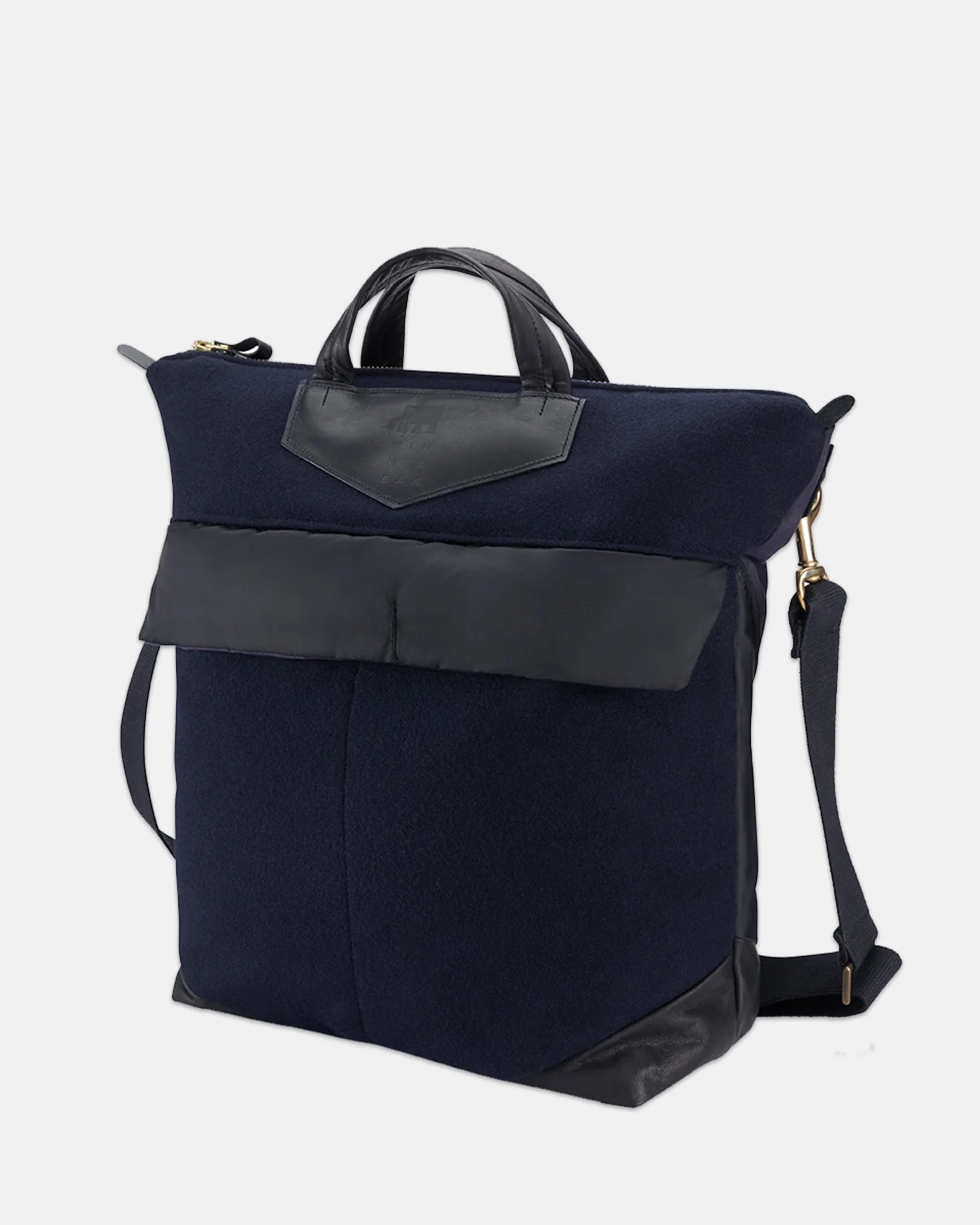 Unisex Gloverall x Minnessak Cross Body Bag Navy - Image 3