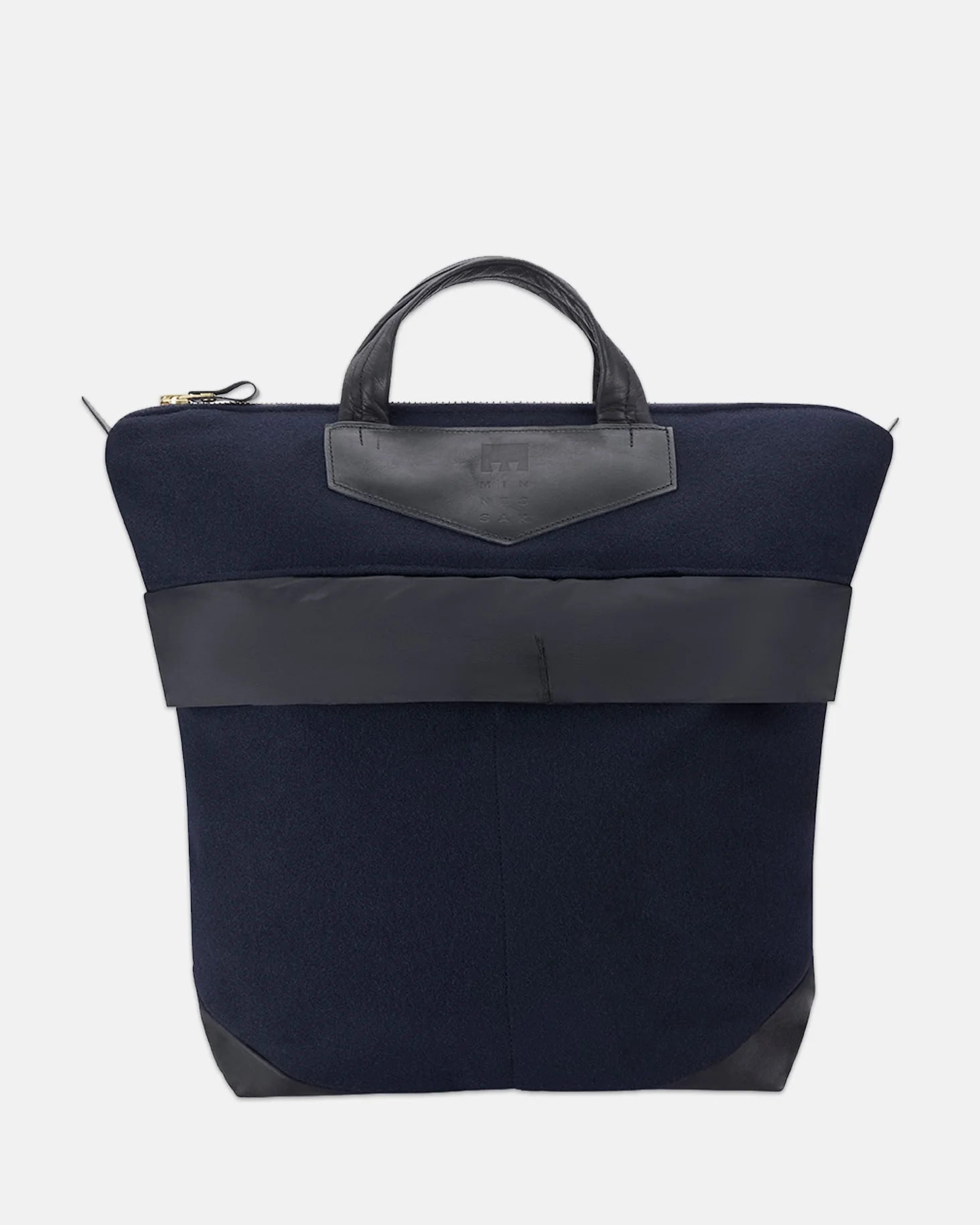 Unisex Gloverall x Minnessak Cross Body Bag Navy - Image 4