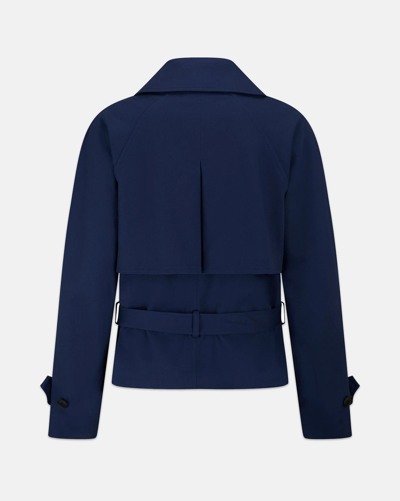 Women's Bacall Cropped Trench Navy - Image 3