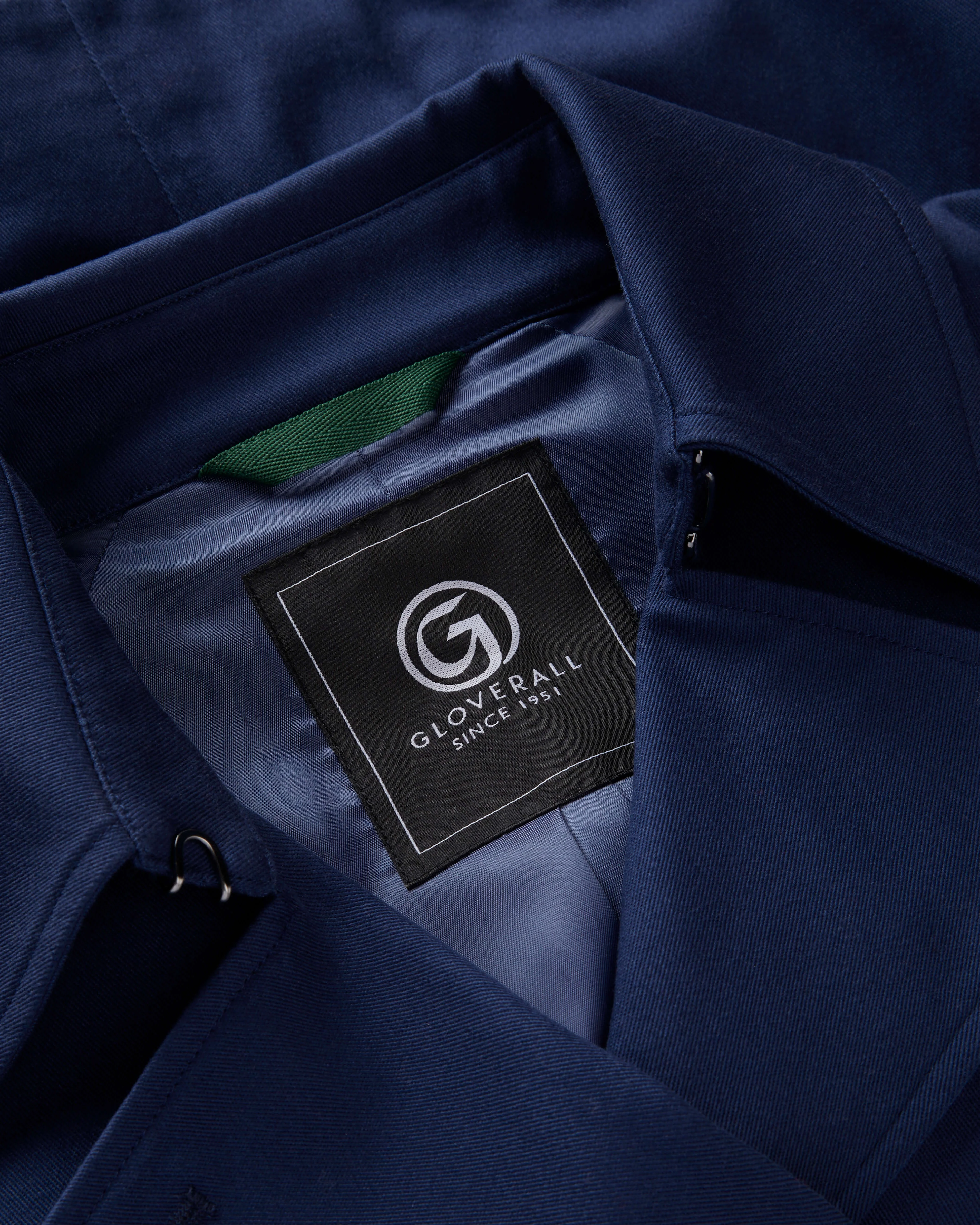 Women's Bacall Cropped Trench Navy - Image 5