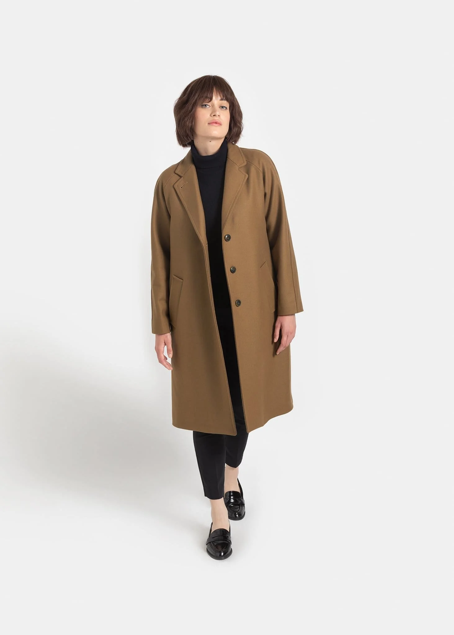 Women's Chesterfield Overcoat Camel - Image 4