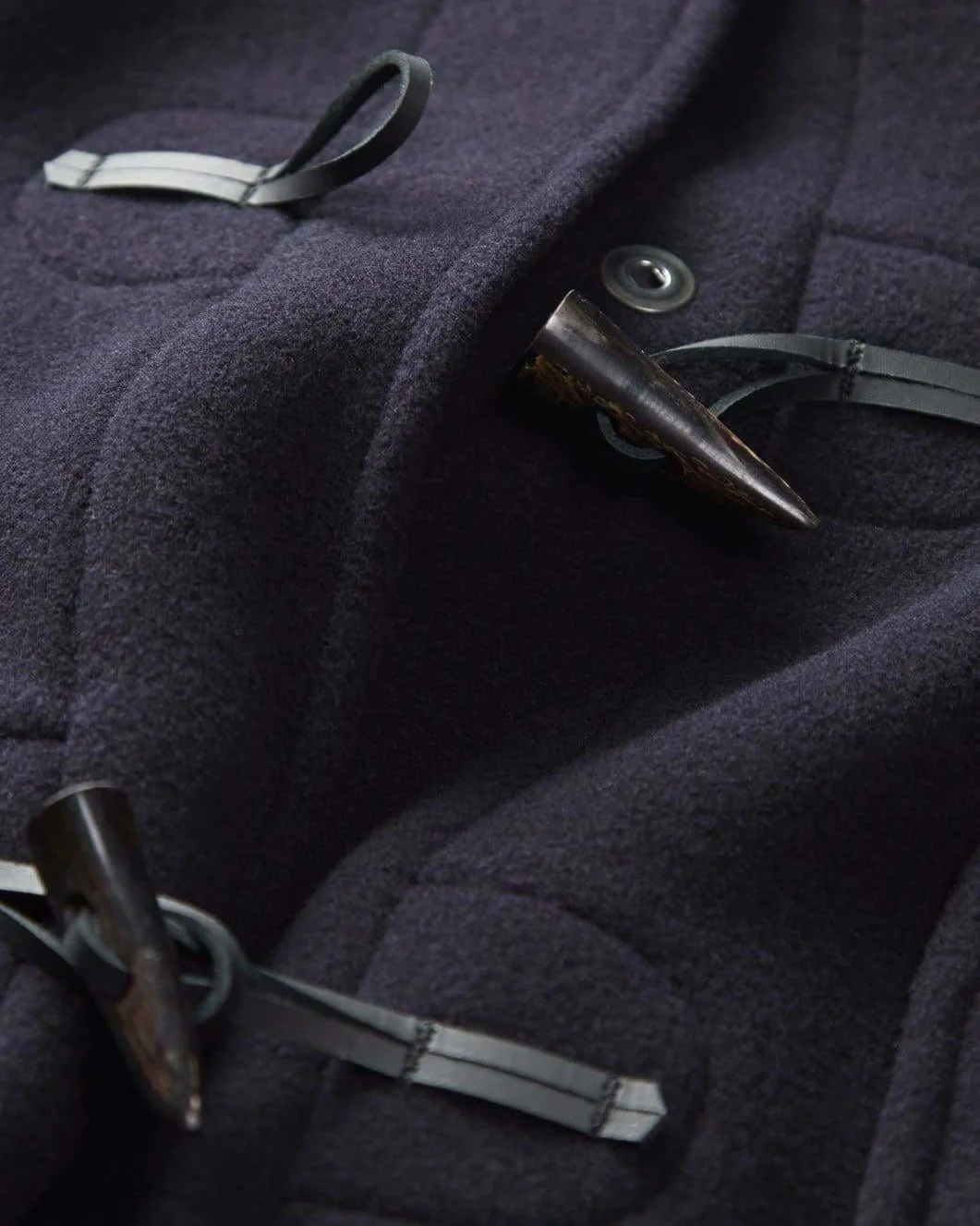 Women's Long Slim Fit Freda Duffle Coat Navy Royal Stewart - Image 4