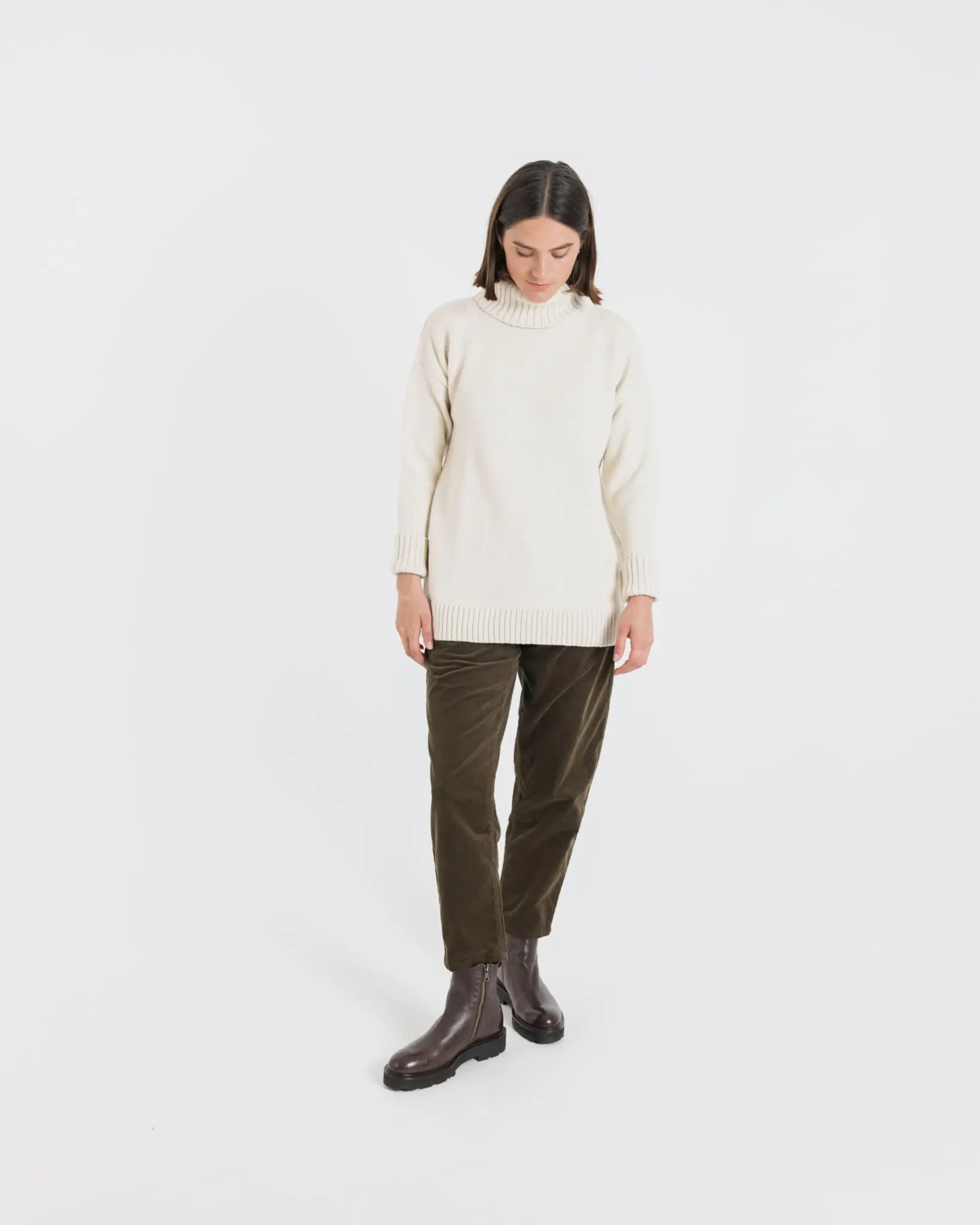 Women's Submariner Jumper Ecru - Image 3