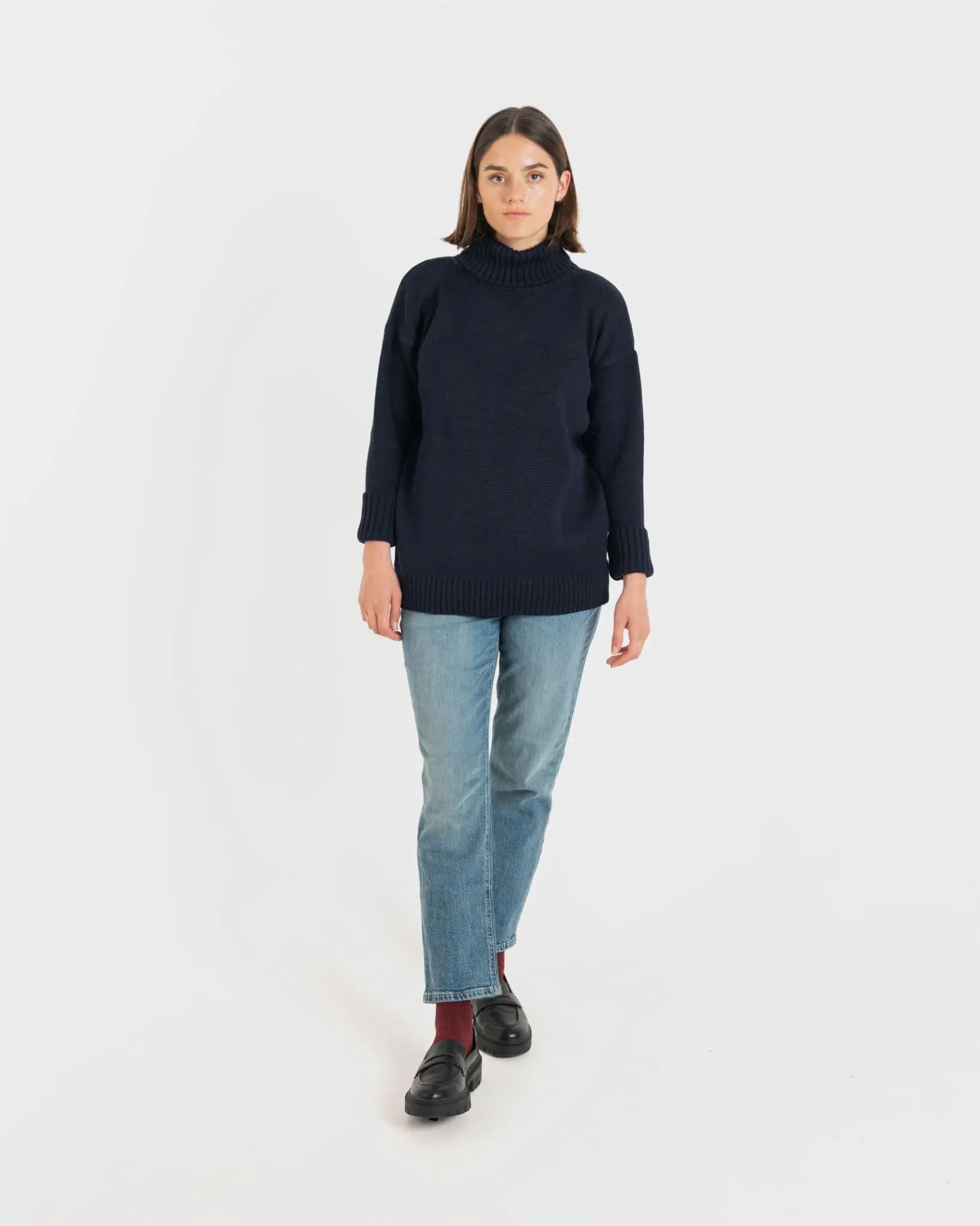 Women's Submariner Jumper Navy - Image 3
