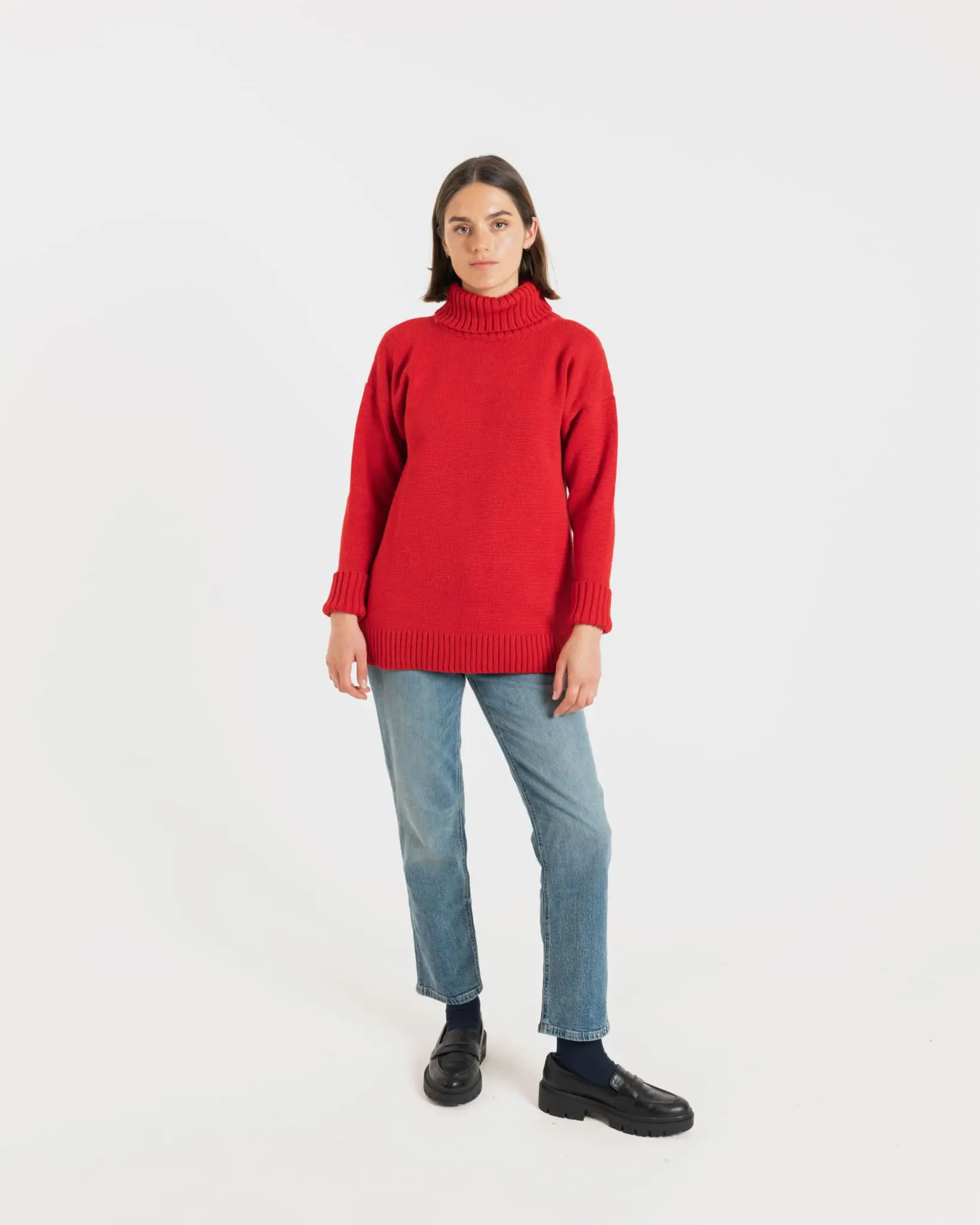 Women's Submariner Jumper Red - Image 3
